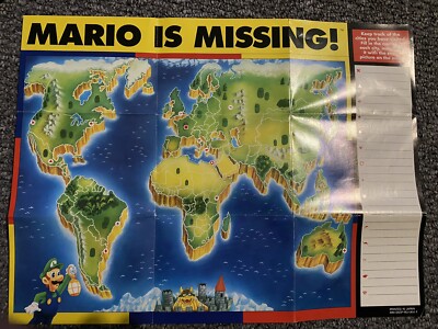 Mario is Missing! For SNES/Super Nintendo. Complete inc Rare Mario is Missing! For SNES/Super Nintendo. Complete inc Rare