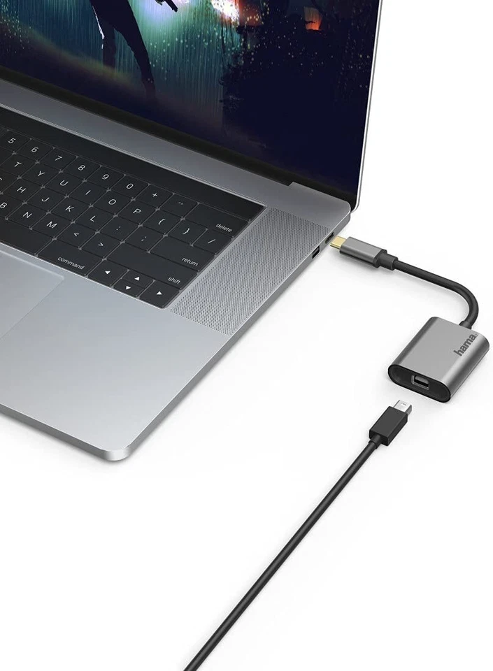 Hama 6in1 USB-C Video Adapter auf HDMI VGA Mini DP Displayport 4K Ultra HD 60 Hz - Bild 2 von 4
