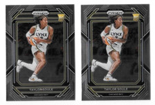 2023 PRIZM WNBA TAYLOR SOULE #149 RC ROOKIE CARD LOT OF 2 CARDS,CHICAGO SKY