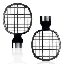 2Pcs Upgraded Twist Combs Hair Sponge Brush, Superior to Hair Sponge for Curls i