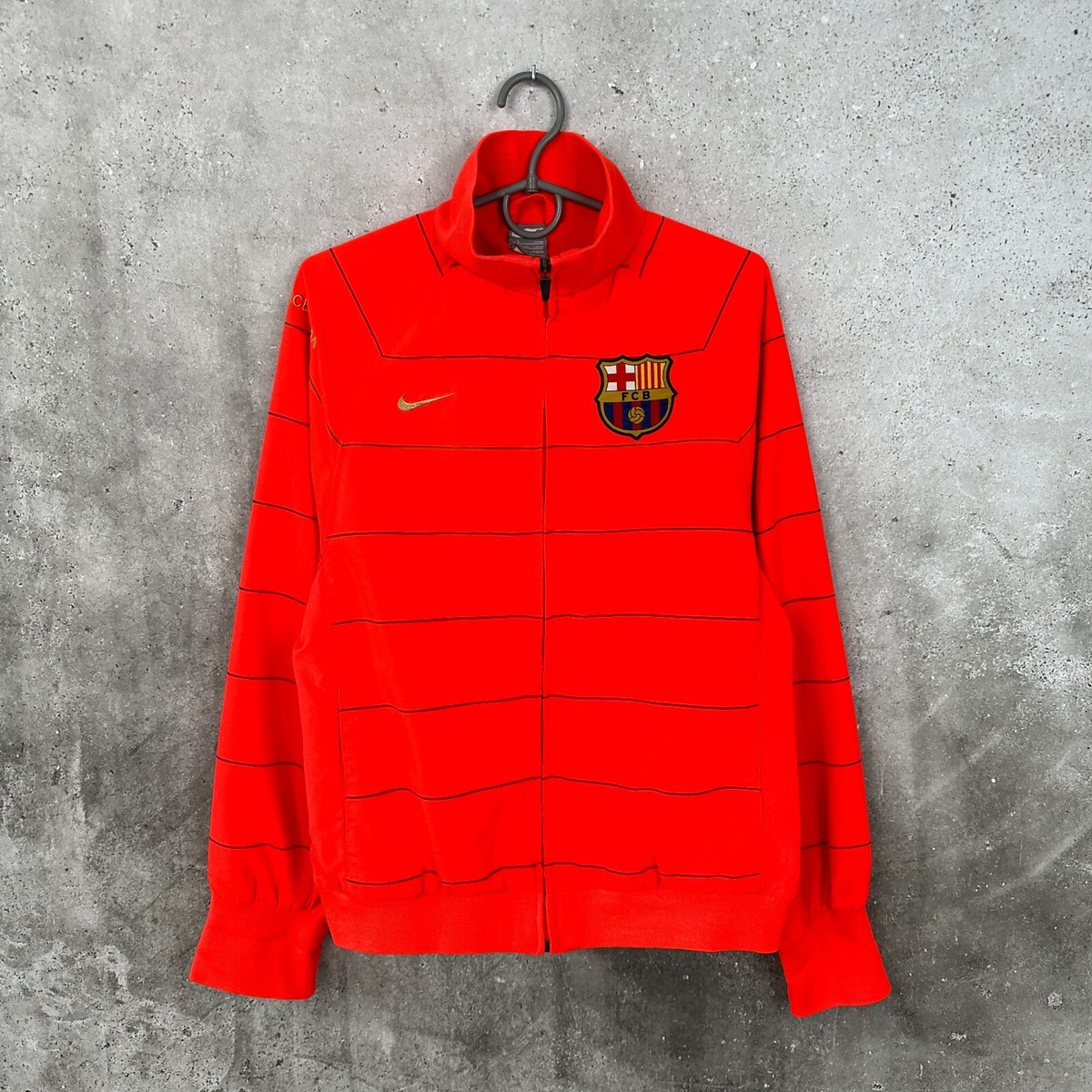 BARCELONA 2009 2010 2011 TRAINING FOOTBALL JACKET NIKE TRACK TOP