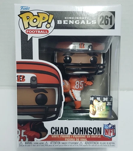 CHAD JOHNSON - Cincinnati Bengals - Funko Pop! NFL #261 Collectible Vinyl Figure