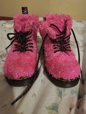 Doc Martens Fuzzy Pink 7 Toddler 7C Read Description