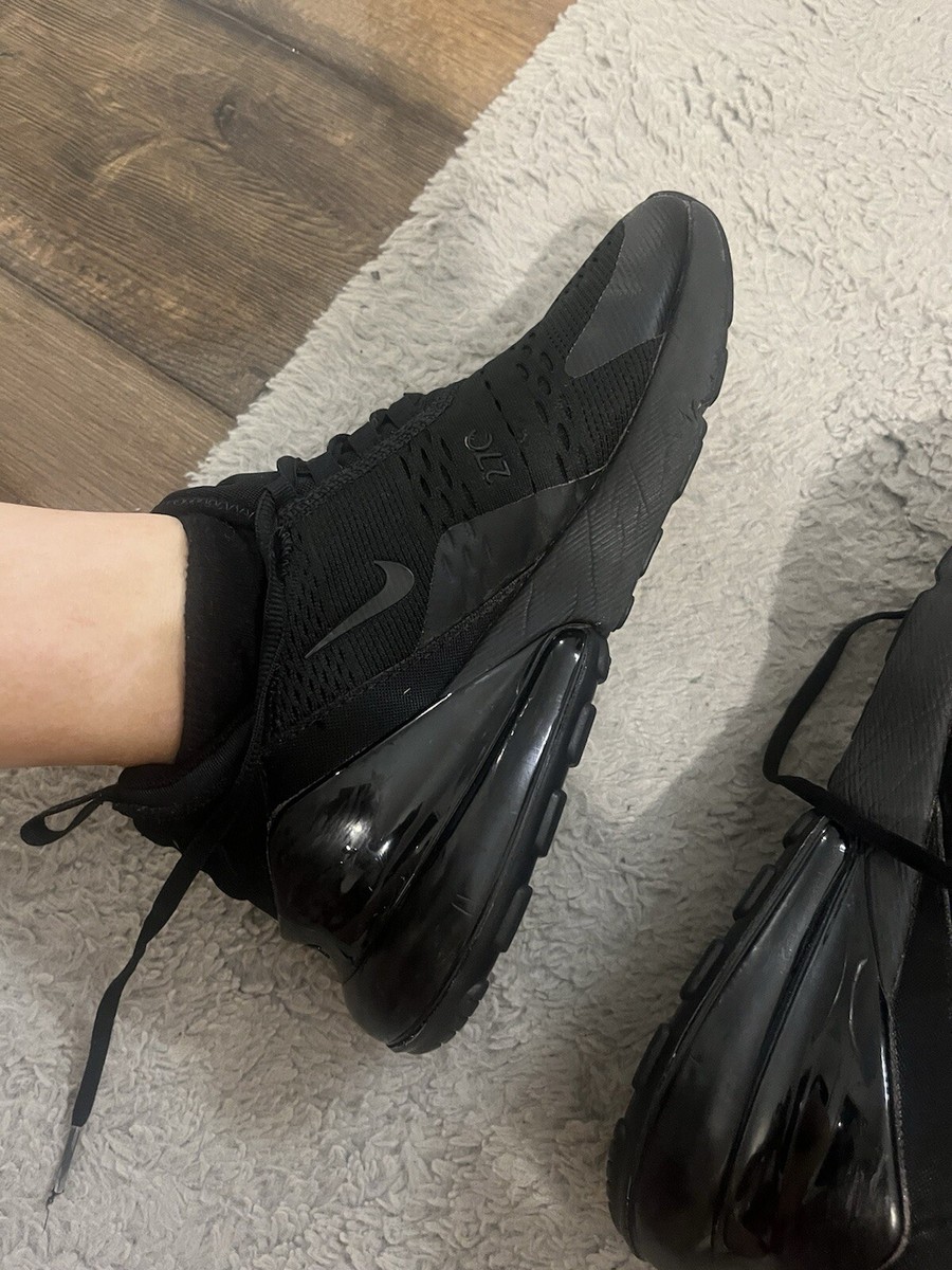 Size Nike Air Max 270 Low Triple Black UK