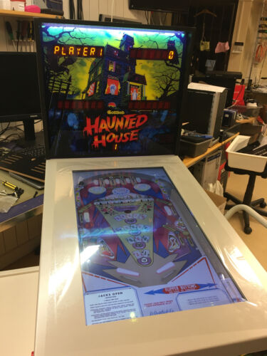 Haunted House3D Digital Pinball Machine, 12-in-1 Gottlieb Titles, ToyShock,  77000