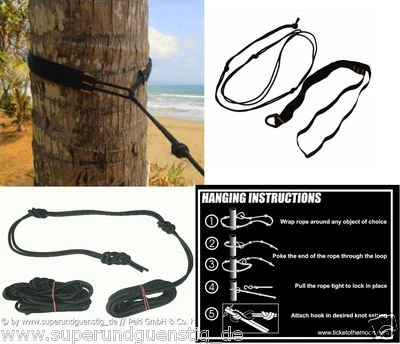 TTTM TICKET TO THE MOON TTTM Hängematte Befestigung Seil Seile Seilset Tree Friendly Rope oder Tree Rope