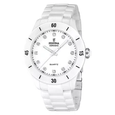 Festina Women's Watch F20720-2 Ceramic White, 38Mm