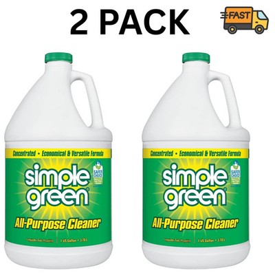 2 Pack Simple Green Original Cleaner Concentrate 128 fl oz Multi Surface Cleaner