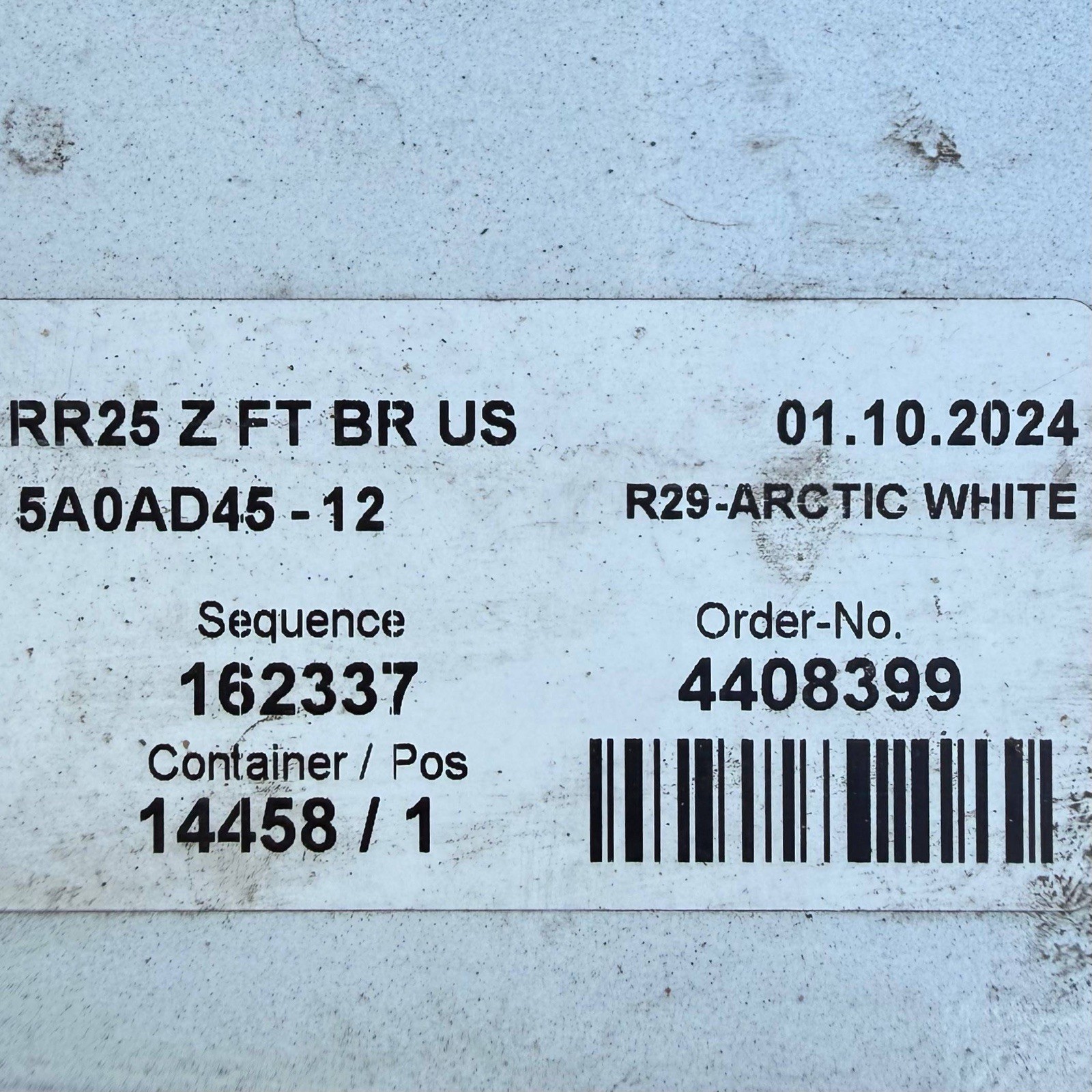 2024 2025 2026 ROLLS ROYCE SPECTRE FRONT BUMPER COVER OEM USED 5A0AD45