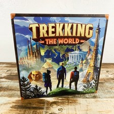 NEW OPEN BOX Trekking The World Board Game - 100 Complete - Underdog Games