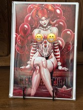 The Devil’s Deviants #4 Penny Wise Cosplay Risqué Metal Firmado Tyndall Certificado de Autenticidad