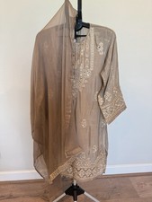 3 Piece Pakistani Indian wedding Eid Formal Shalwar kameez Party Wear