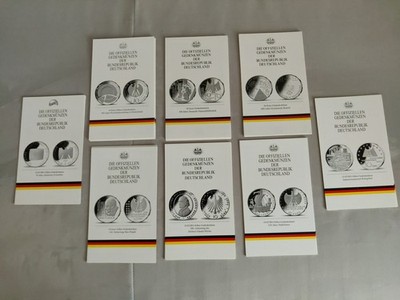 Satz Set MDM Folder Flyer für 10 Euro Gedenkmünzen BRD 2011 - keine Münzen