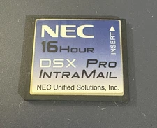 NEC DSX PRO 1091051 40 80 160 IntraMail 4 Port 16 Hour Flash Voice Mail Warranty