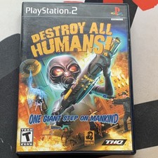 THQ Destroy All Humans! PS2 Action & Adventure w/ Manual T NTSC-U/C CIB