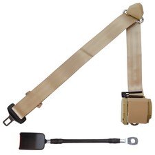 Retrobelt Sand Euro Style Shoulder Seat Belt 3-point Retractable Universal Retrobelt Sand Euro Style Shoulder Seat Belt 3-point Retractable Universal