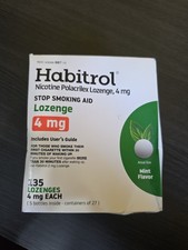 NIB Habitrol Nicotine Lozenges 4 mg Mint Flavor 135 Count EXP 09/2026 Free Ship