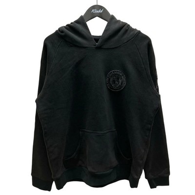 RAF SIMONS Confusion Hydesville Casle Patch Patch Parka Black Size: 48