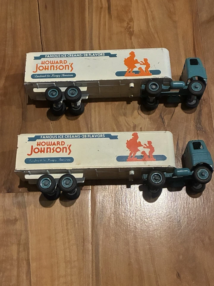 Игрушечные грузовики Howard Johnson Ice Cream От Winross, Количество 2 в комплекте 1970-е - Изображение 2 из 4