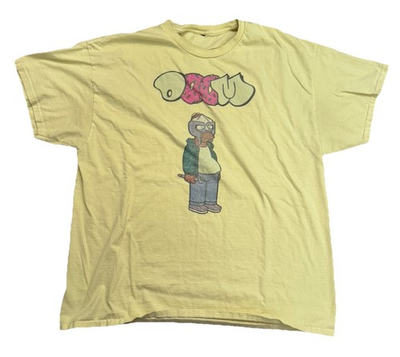 #ad MF DOOM Hip Hop Homer Simpson Short Sleeve Yellow Color T shirt Men Women Faded $150.00