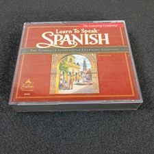 Learn To Speak Spanish Version 7.0 CD-ROM Complete Interactive Learning Company