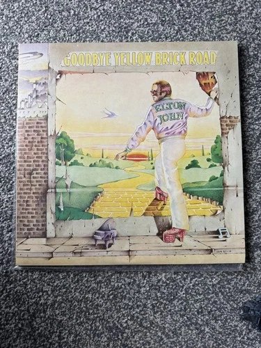 ELTON JOHN - Goodbye Yellow Brick Road UK 1973 1ST PRESS DOUBLE YELLOW VINYL LP