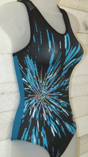 GK leotard Fireworks Sequins Laurie Hernandez Gymnastics STATE AXS Adult XS