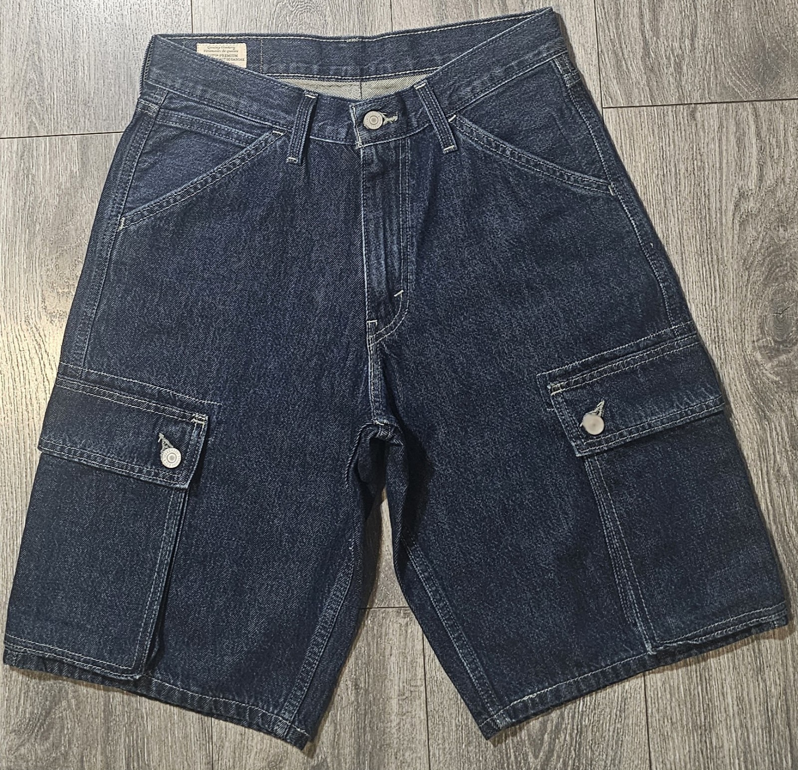 Levi's 478 Baggy Cargo Jean Shorts Jorts 12