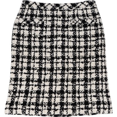 Chanel Multicolor Tweed Skirt (D 34 / FR 36) Coco CC