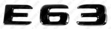 New Gloss Black Trunk Lid Emblem Badge Logo Letters for Mercedes-Benz E63 AMG