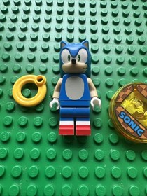 Lego Dimensions 71244 Sonic Minifigure  & Lego Base Tag Works Great