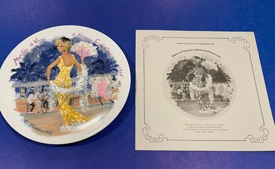 D arceau-Limoges Les Femmes Du Siecle Collector Plate Vintage Marlene la Vamp