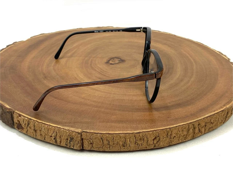 Gafas Lozza 1001 Col 476 EE. UU. Marco Negro Mohoga 56 14 135 mm Hecho en Italia Foto 3 de 4