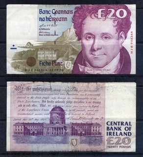 Cent. Bank of Ireland 1996 Twenty Pounds L#NL021