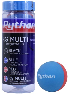 Python 3 Ball Can RG Multi Colored Racquetballs (Endorsed by Racquetball Legend