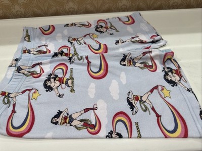 Hanna Andersson Girl s Size 12 Blue Wonder Woman Pajama Shorts