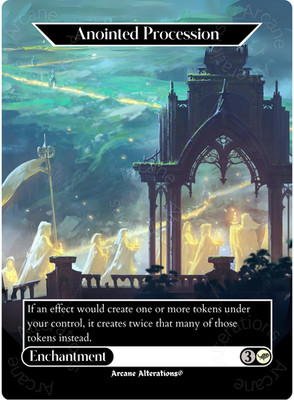 Anointed Procession - Full Art Altered Art Custom Proxy Cards