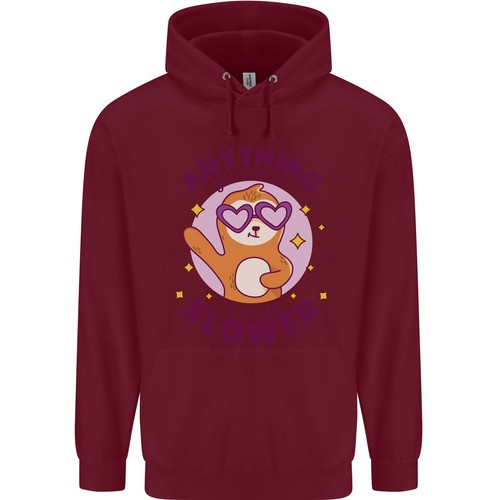 Sloth Anything I Can Do Slower Funny Childrens Kids Hoodie - Picture 3 of 35