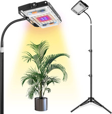 LBW Grow Light with Stand, Full Spectrum 150W LED Floor Plant Light for Indoor P