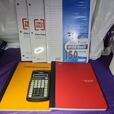 Kids School Filler Paper - 3 Wide Ruled Pkg Composition Book