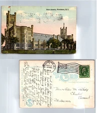 State Armory Providence RI Postcard