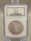 1879-S Morgan Silver Dollar $1 - NGC MS64