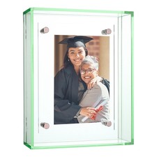 3x4 Inch Acrylic Picture Frame for Office Home Fluorescent Green