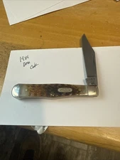 Case XX  1 Dot 1989 Rodgers Bone Damascus Single Blade Knife-6125 1/2 D W/Box