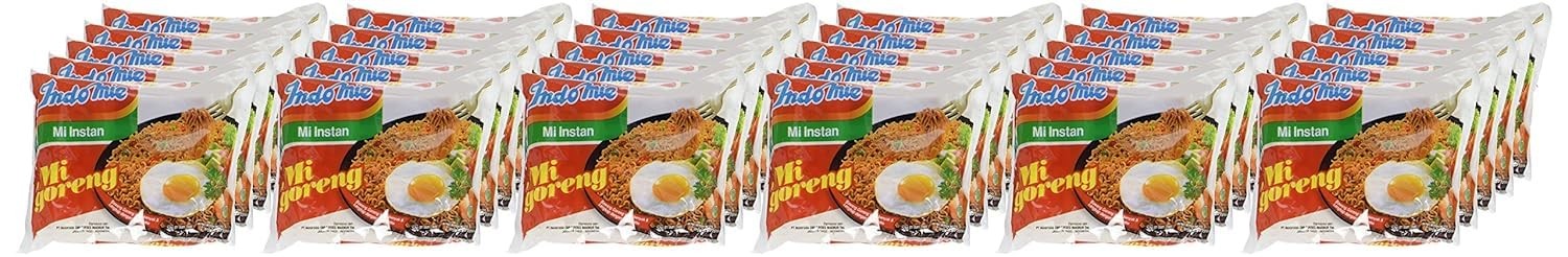 Indomie Mi Goreng Instant Stir Fry Noodles, Halal Certified, Original Flavor,...
