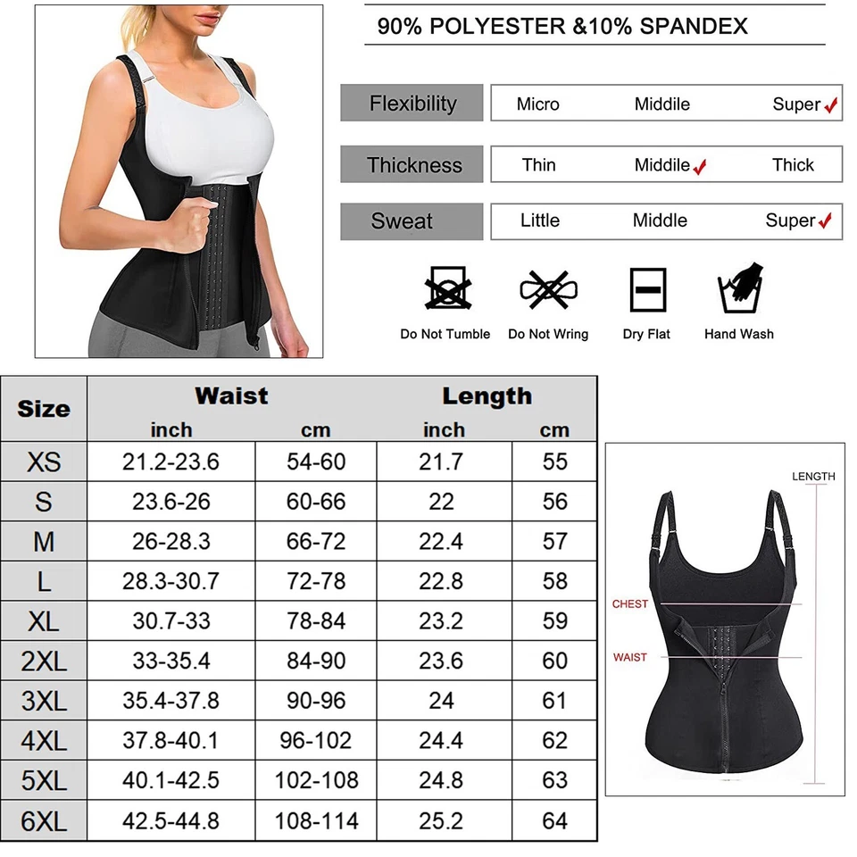 FAJAS REDUCTORAS COLOMBIAN WAIST TRAINER BODY SHAPER VEST SLIMMING GIRDLE CORSET - Image 2 of 4