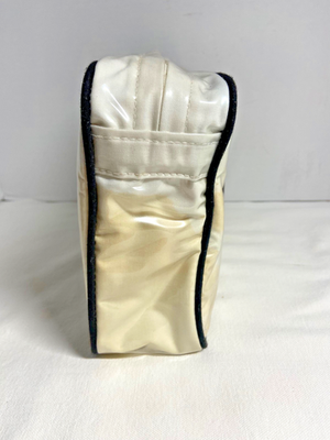Vintage 1988 Chanel No 5 Zip Pouch Bag Makeup Travel Cosmetic Case
