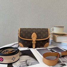 Louis Vuitton Monogram Diane Dark Brown Canva...