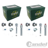 2X Frenkit FÜHRUNGSHÜLSEN-SATZ Bremssattel Hinten Vorne Passend FüR CitroËN Xant