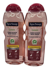 SPA SOAP Moisturizing And Deep Cleaning Body Wash CHERRY BLOSSOM 20 OZ 2 PACK 0.80 per gallon